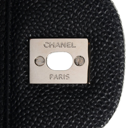 Chanel Caviar Quilted Jumbo Double Flap Black 8 of 9