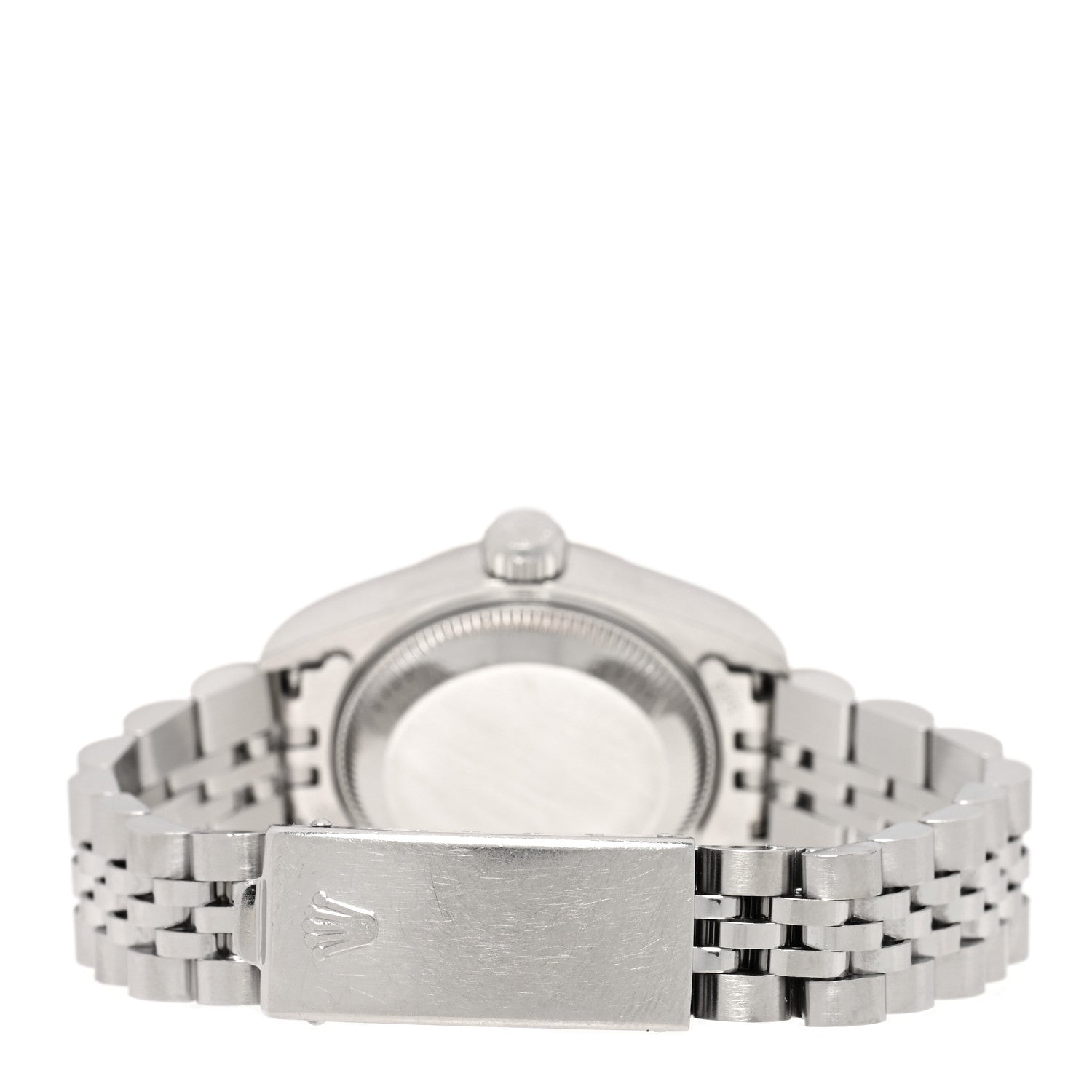 Rolex Stainless Steel 18K White Gold Diamond 26mm Oyster Perpetual Datejust Watch Silver 69174 3 of 5