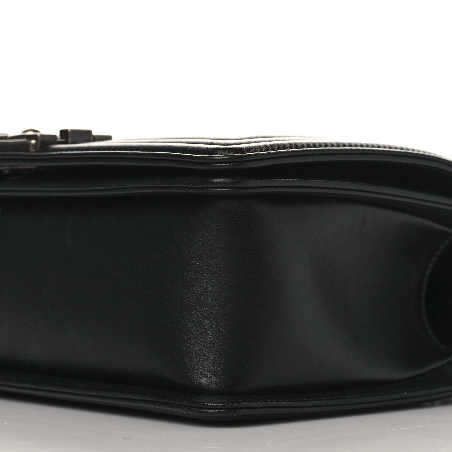 Chanel Lambskin Quilted Medium Boy Flap Black 9 of 9