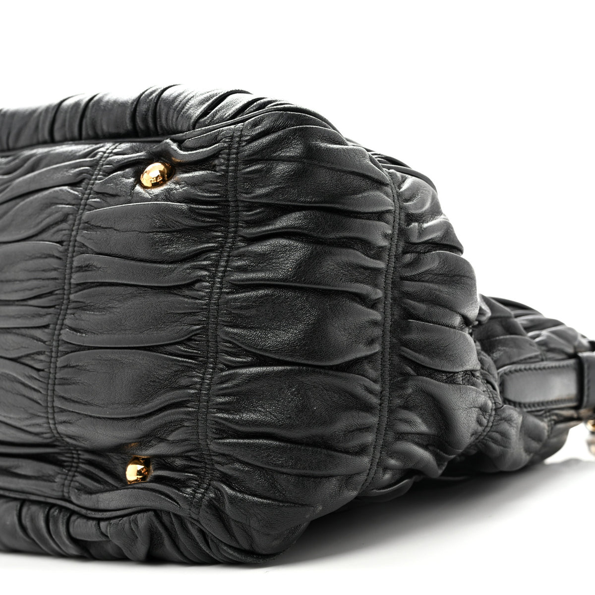 Nappa Gaufre Tote Black