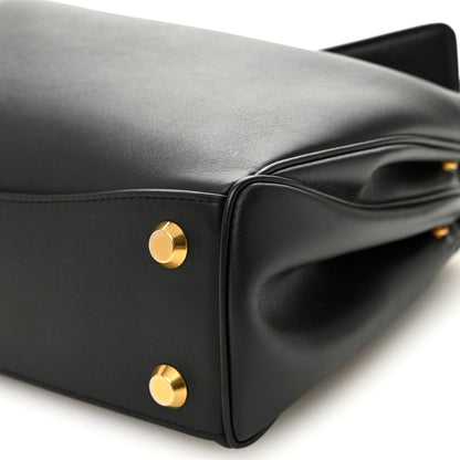 Balenciaga Natural Smooth Calfskin Small Rodeo Top Handle Handbag Black 9 of 9