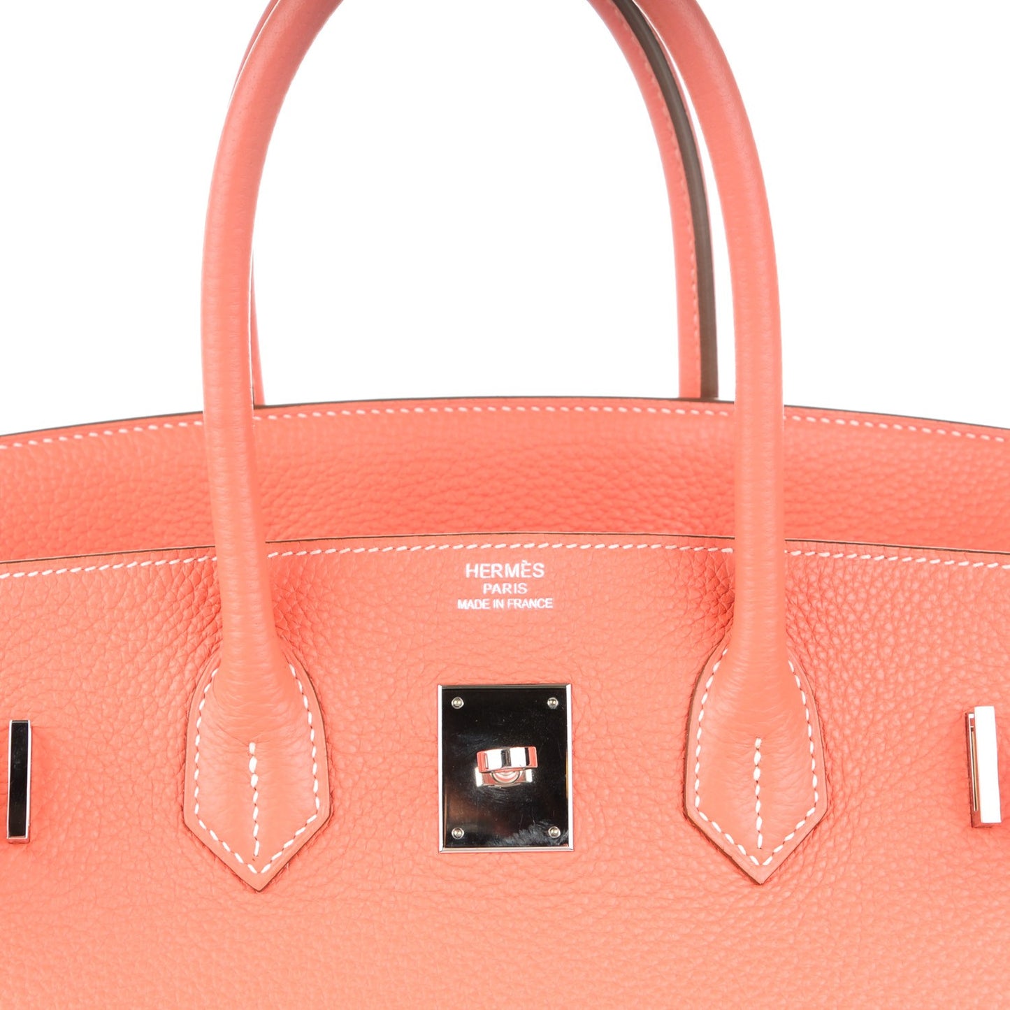 Taurillon Clemence Birkin 35 Crevette
