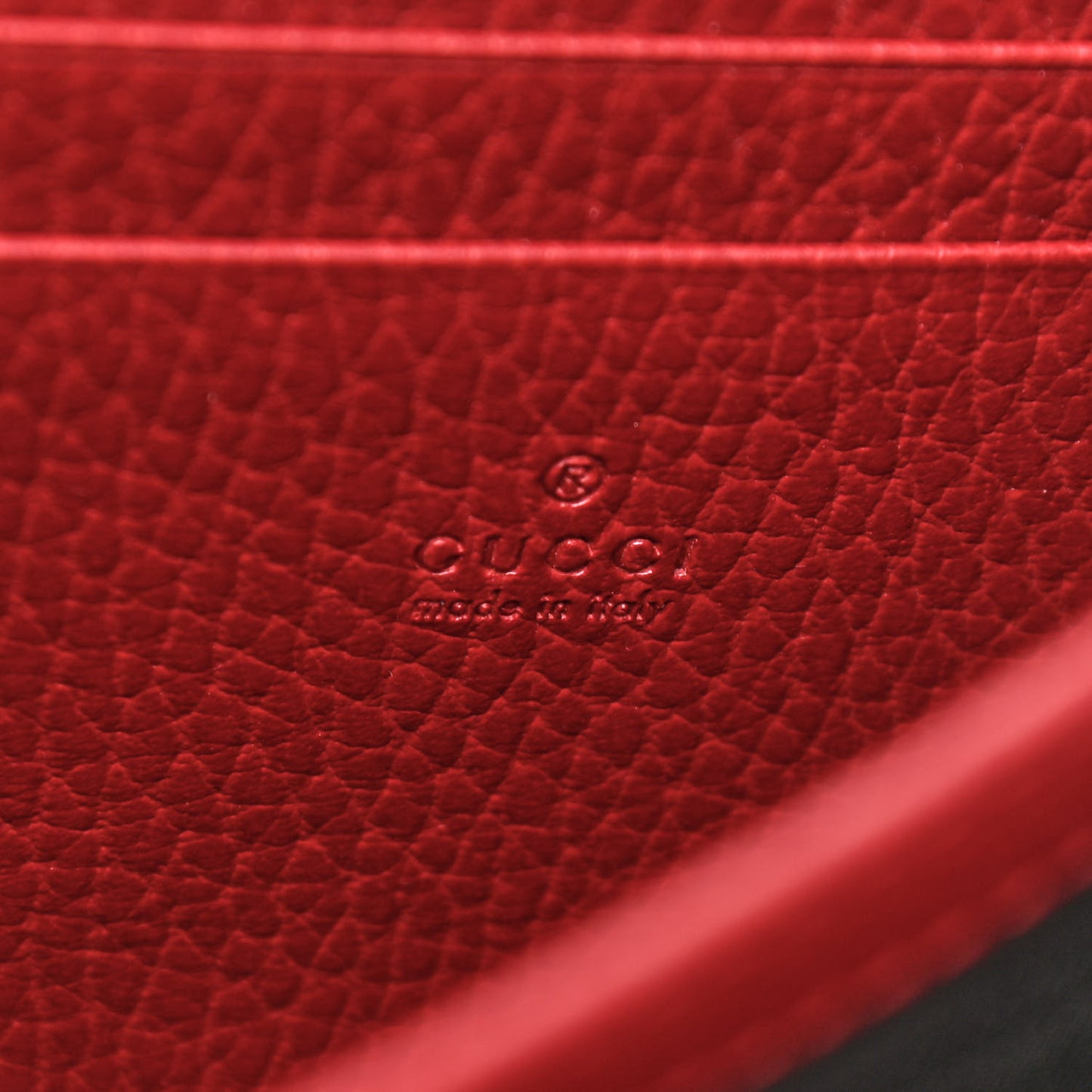 Calfskin Mini Dionysus Chain Wallet Hibiscus Red