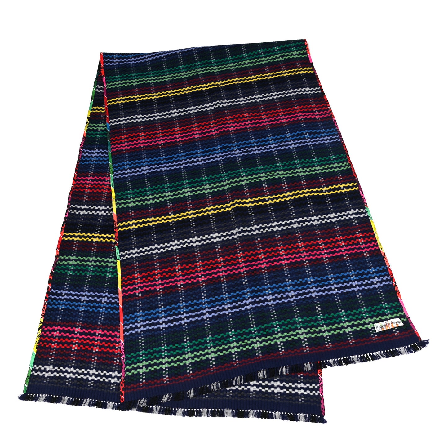 Cashmere Madras Pixel Stole