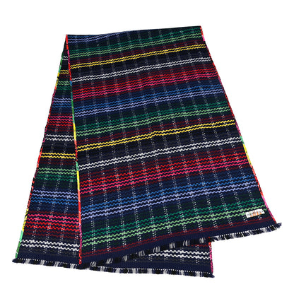 Hermes Cashmere Madras Pixel Stole 2 of 4