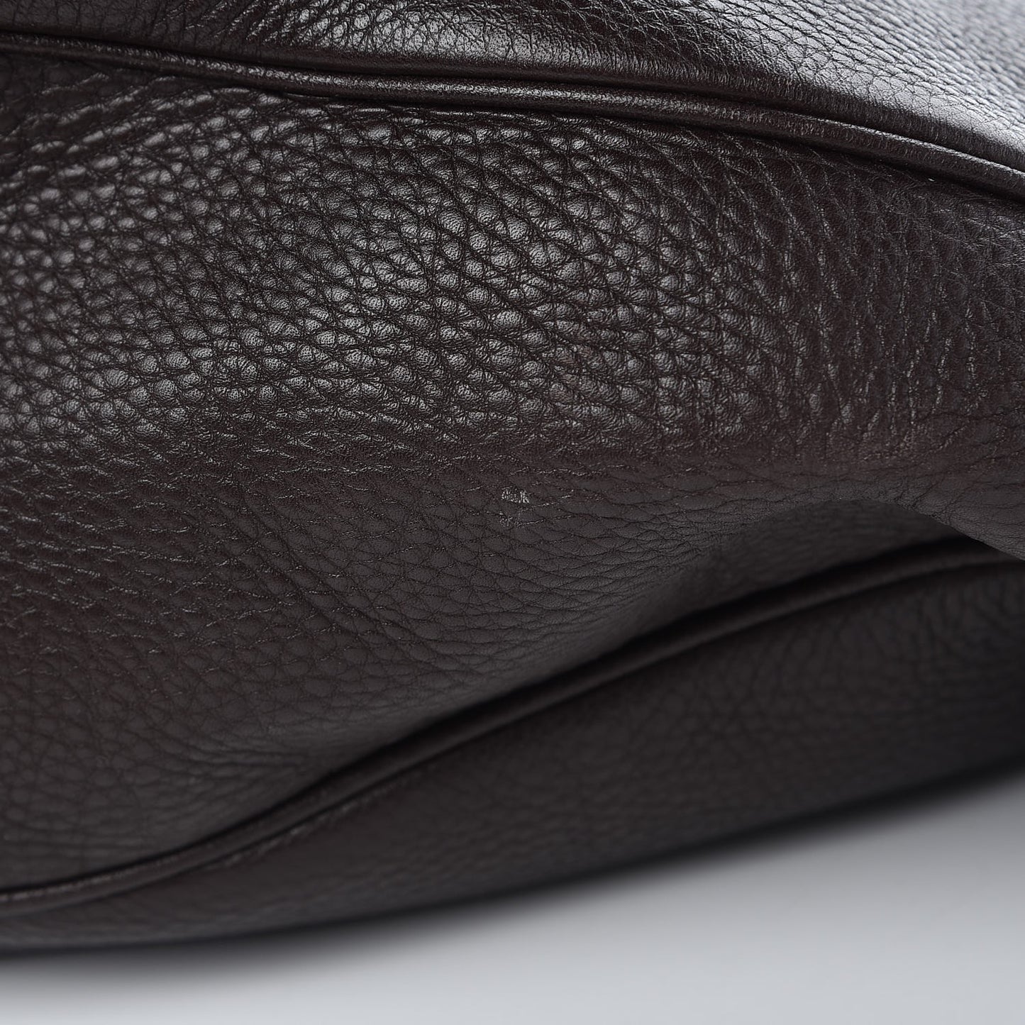 Calfskin Web Medium Dressage Hobo Coffee Brown