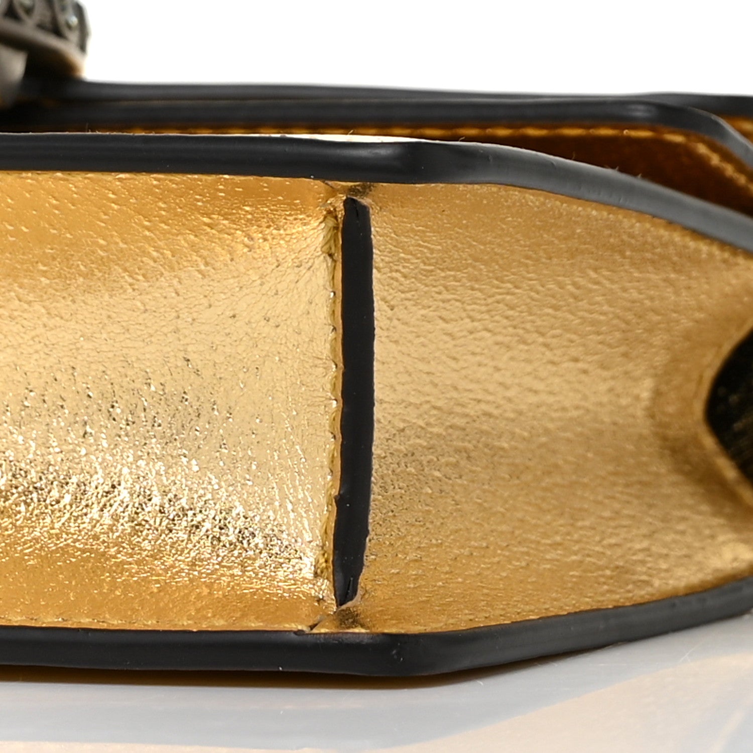 Gucci Metallic Calfskin Super Mini Dionysus Shoulder Bag Gold 8 of 8