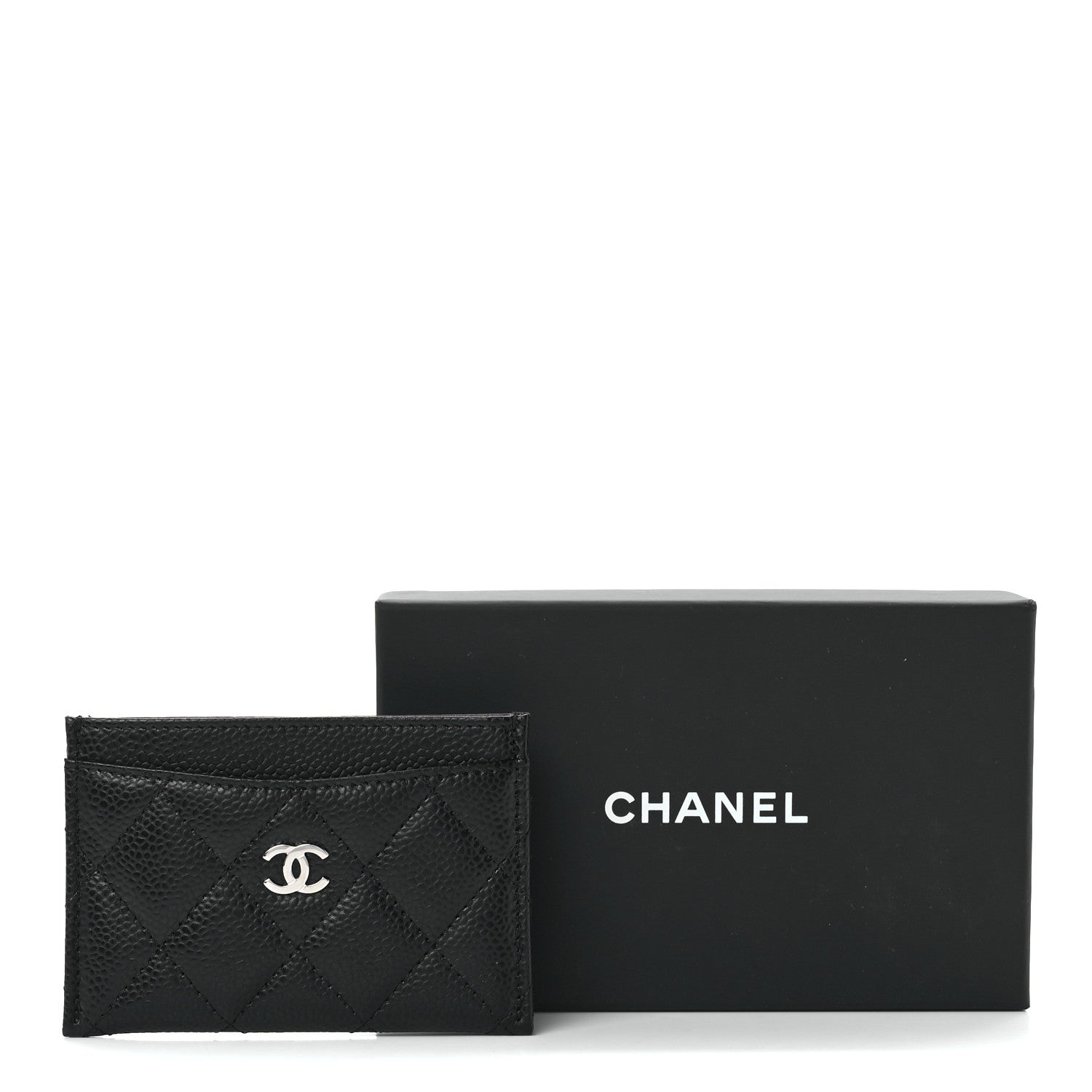 Chanel Caviar Quilted Card Holder Black 13 of 13
