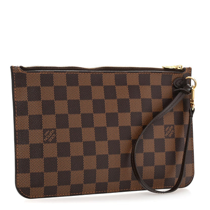 Louis Vuitton Damier Ebene Neverfull MM GM Pochette 3 of 9