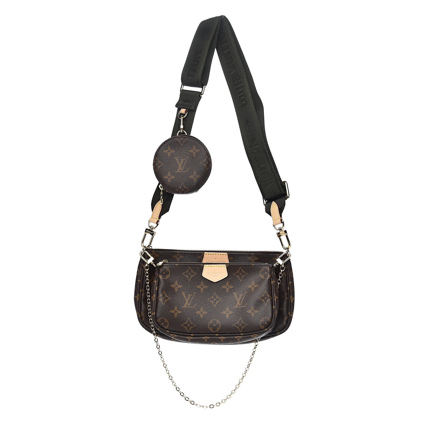 Louis Vuitton Monogram Multi Pochette Accessories Kaki 1 of 11