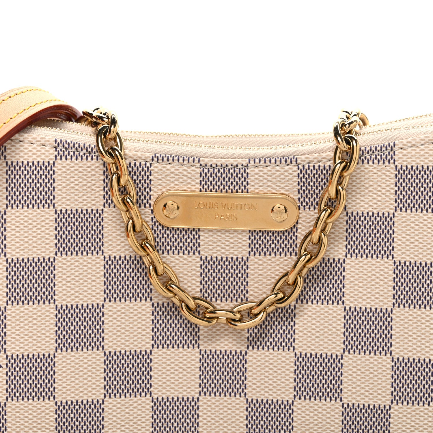 Louis Vuitton Damier Azur Liv Pochette 7 of 10