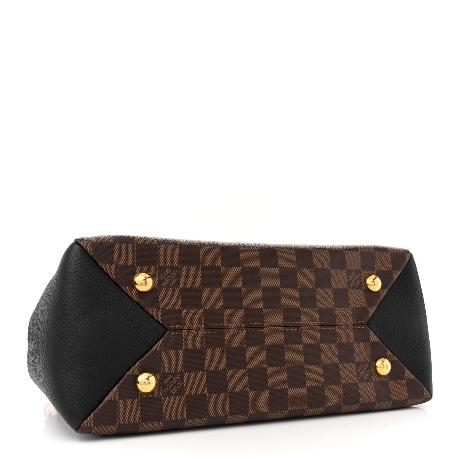 Louis Vuitton Damier Ebene Cuir Taurillon Brittany Black 4 of 12
