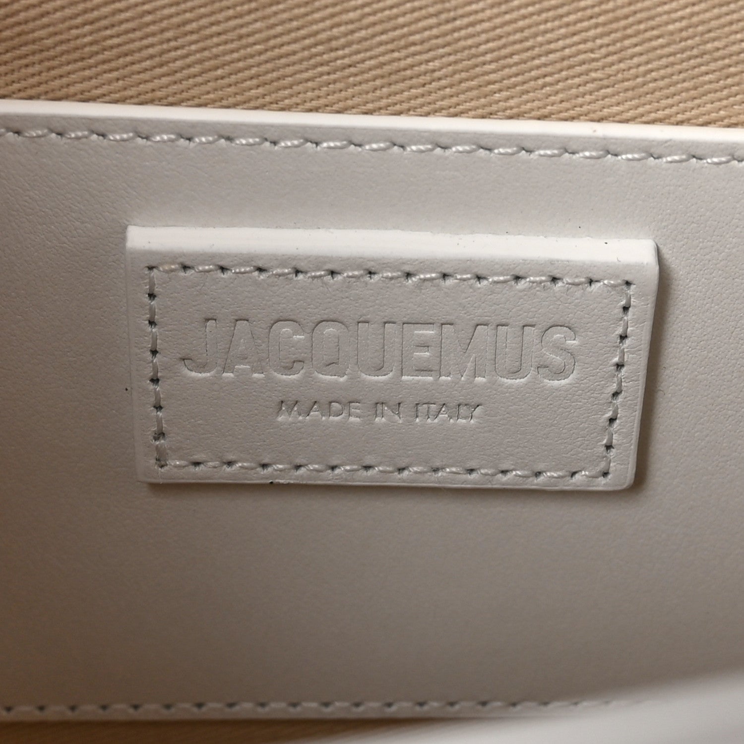 Jacquemus Smooth Calfskin Le Bambino Long White 6 of 9