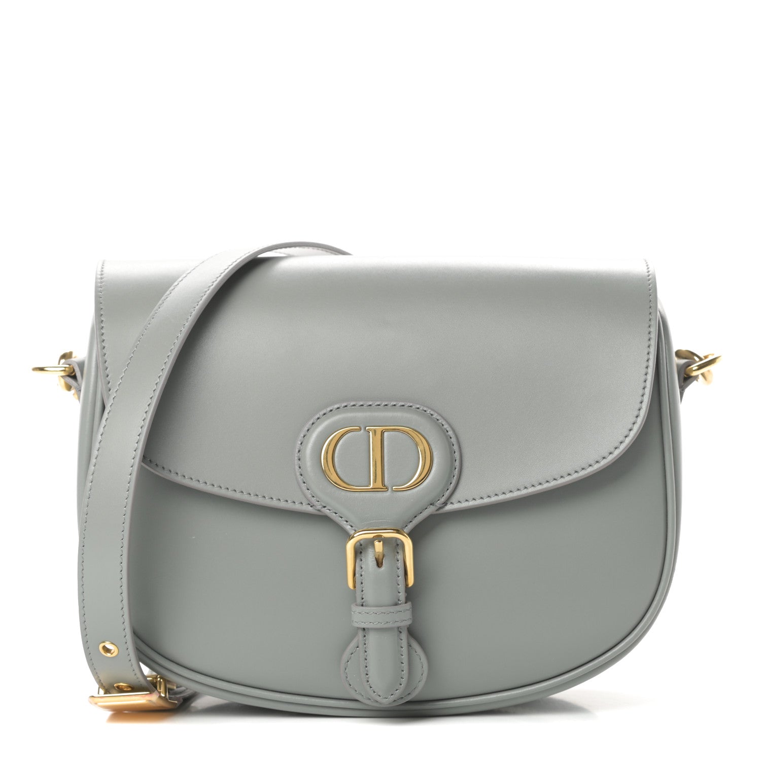 Christian Dior Box Calfskin Medium Bobby Flap Gray 1 of 14