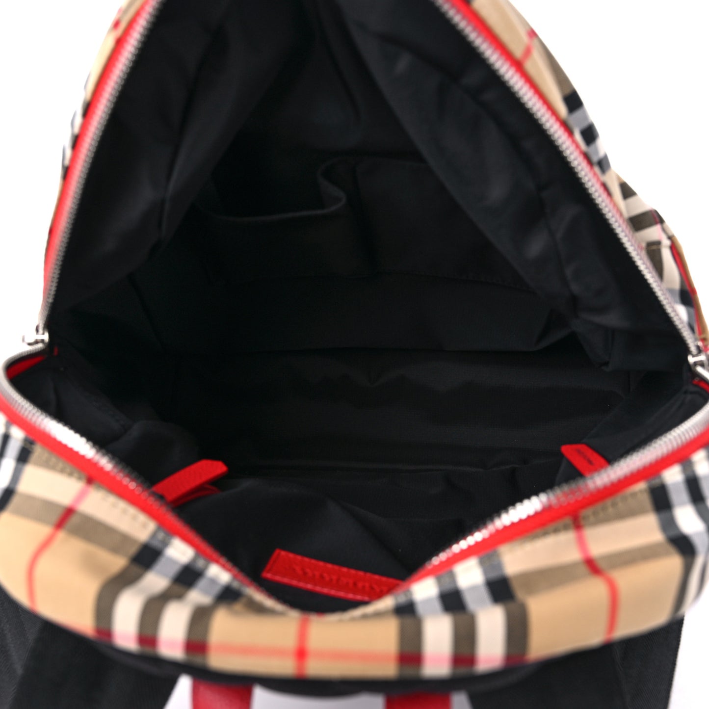 Vintage Check Embroidered Logo Backpack Antique Yellow