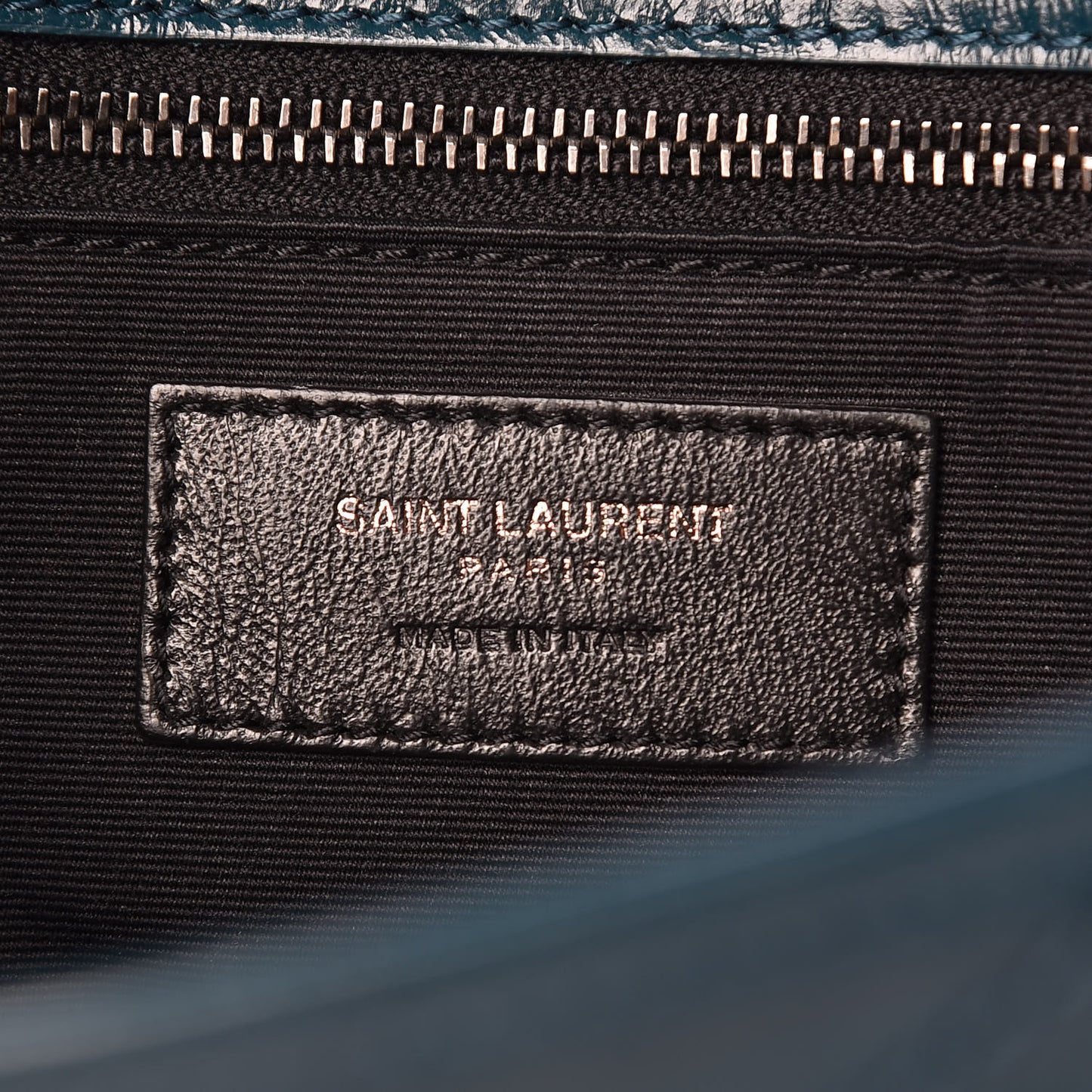 Crinkled Calfskin Matelasse Monogram Medium Niki Chain Satchel Peacock Green