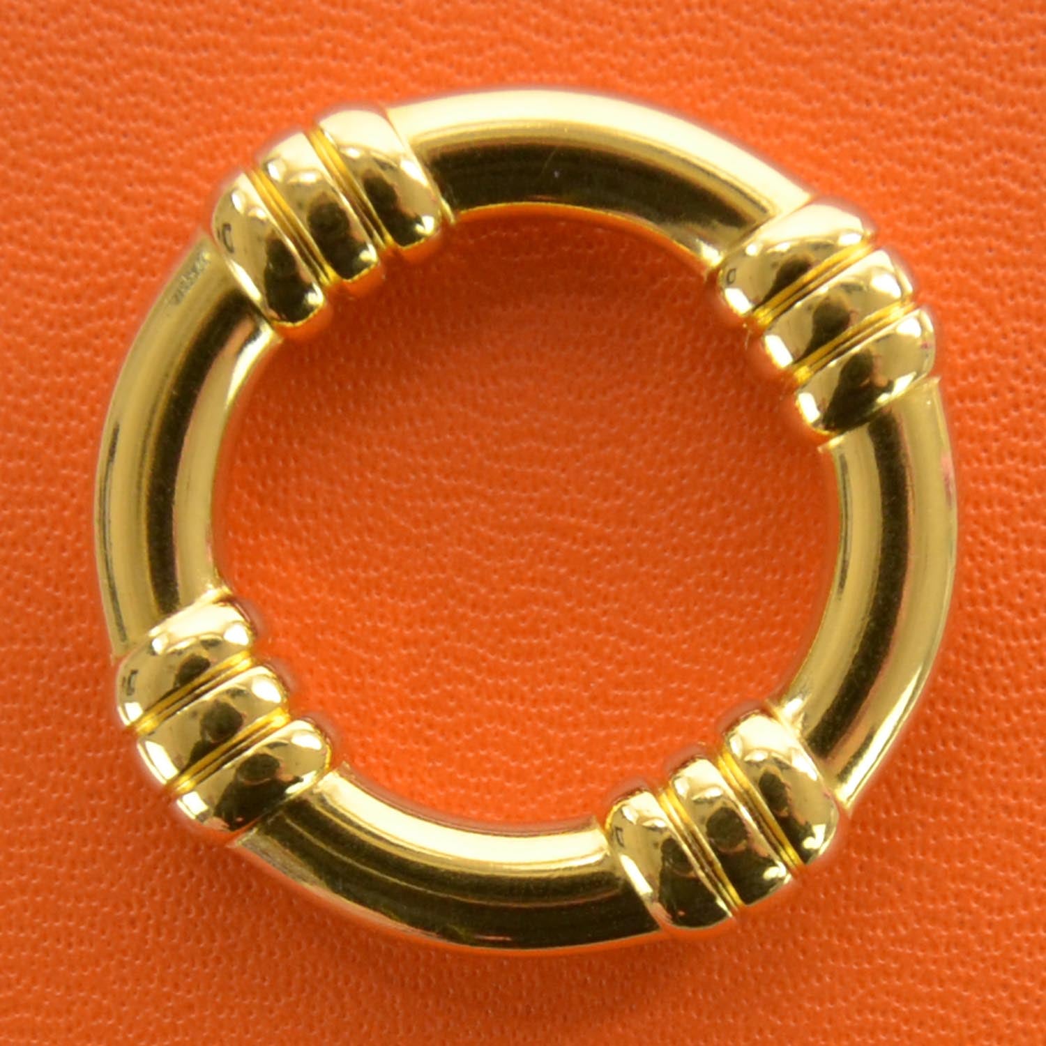 Hermes Scarf Ring Gold 5 of 5
