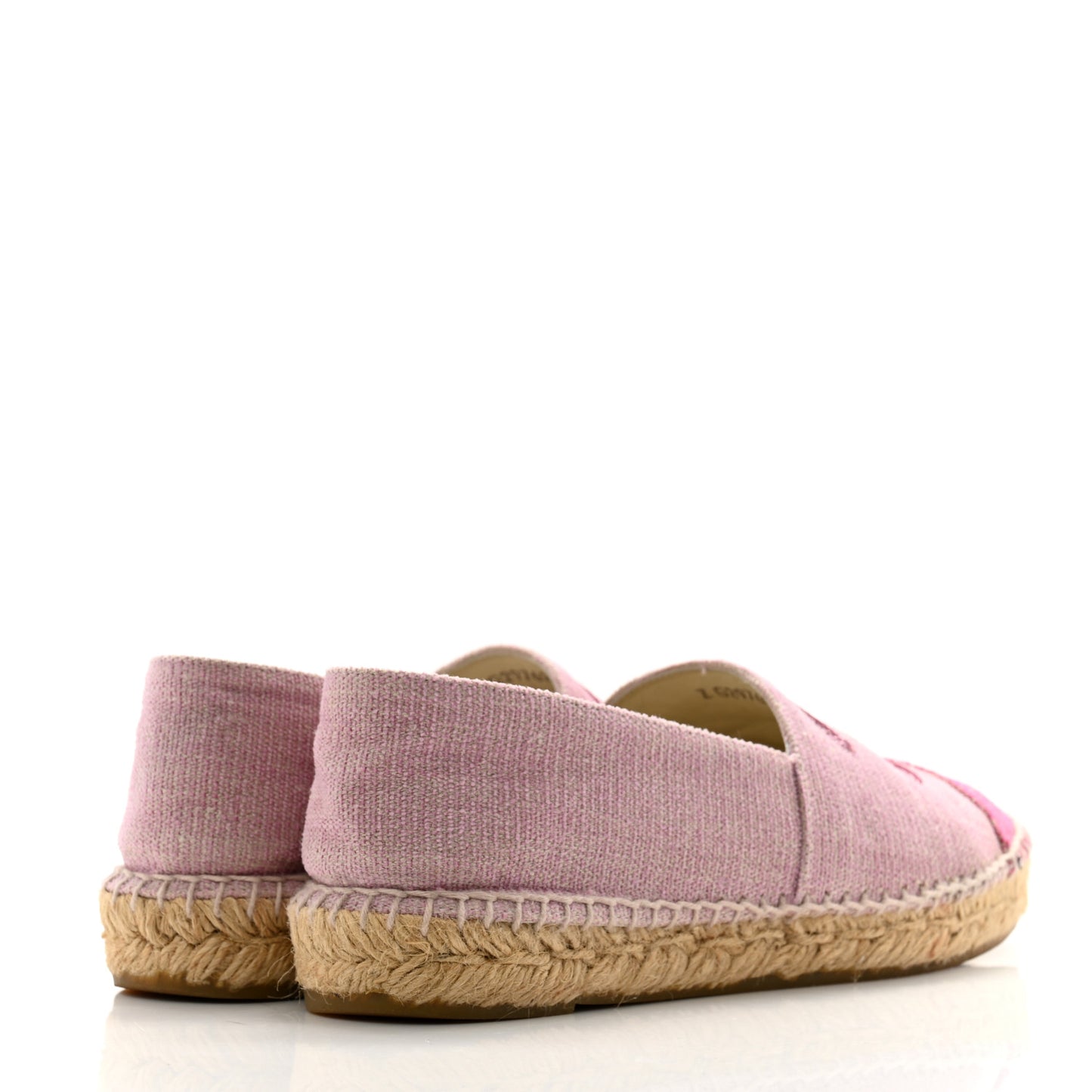 Toile Sequin CC Espadrilles 38 Pink Dark Pink