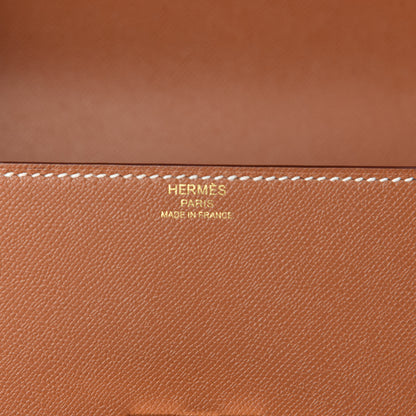 Hermes Epsom Cinhetic Boxy Top Handle Bag Gold 8 of 11