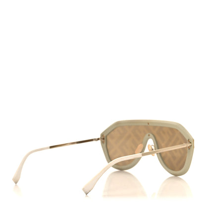 Fendi Acetate FF Fabulous Shield Sunglasses FF M0039/G/S White 4 of 9