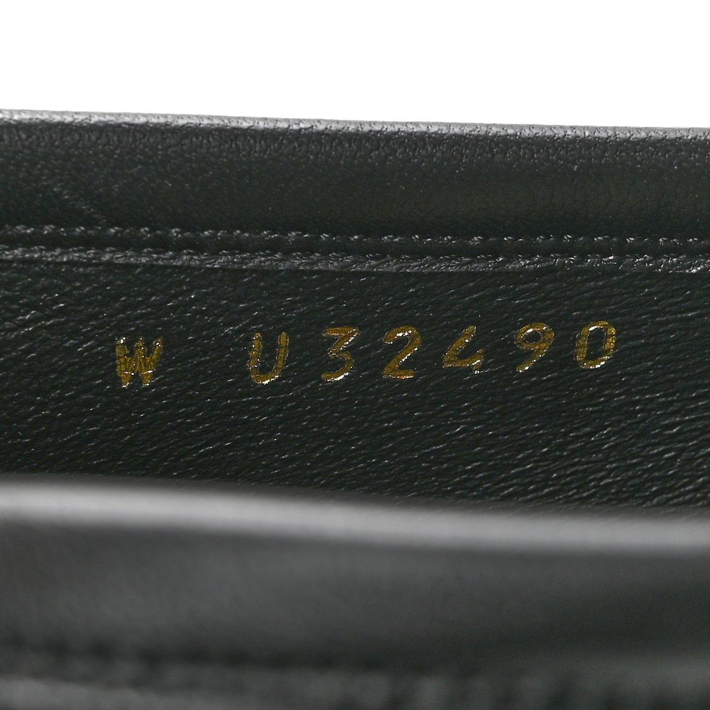 Lambskin Mens Stitched CC Loafers 42 Black