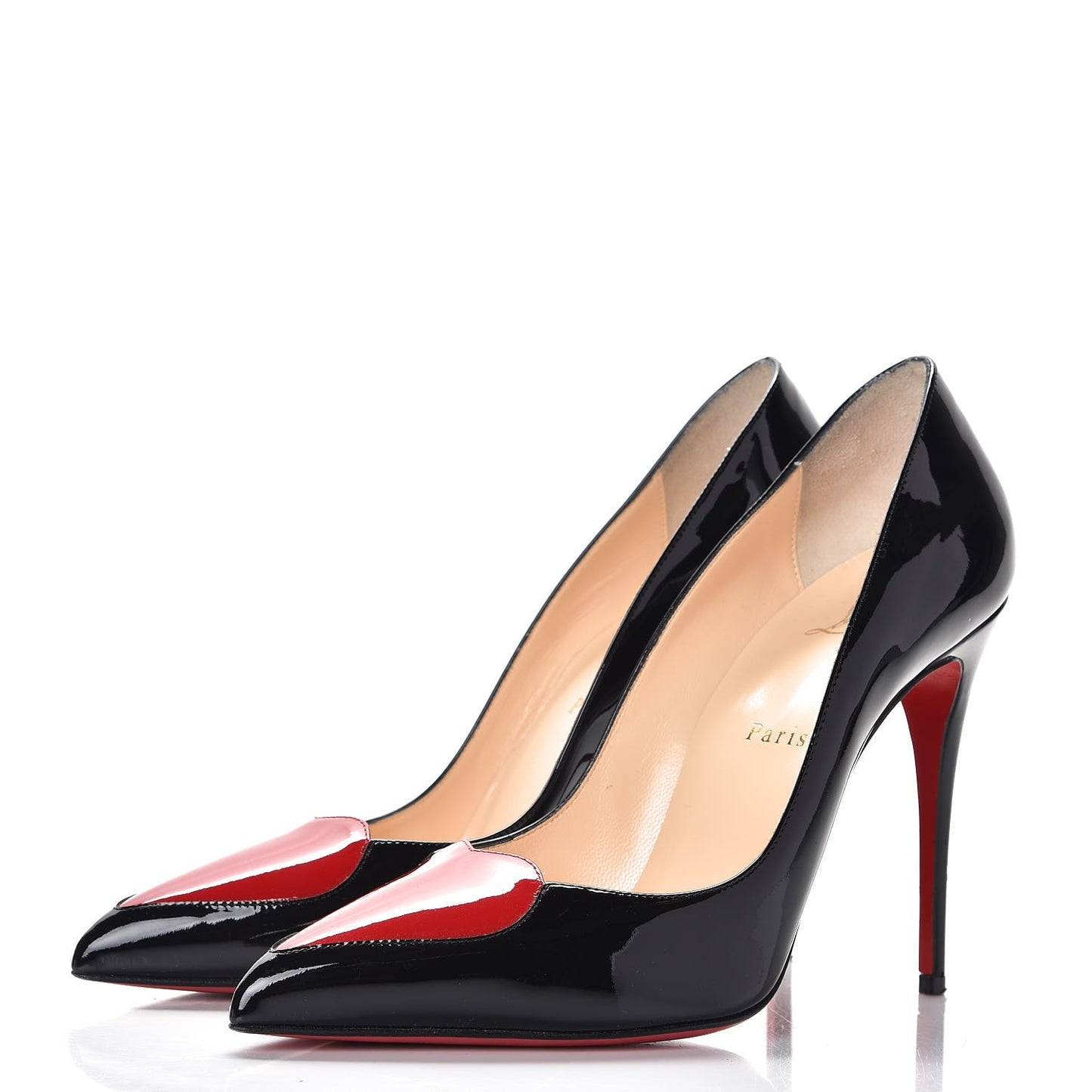Patent Corafront 100 Pumps 39.5 Black Red