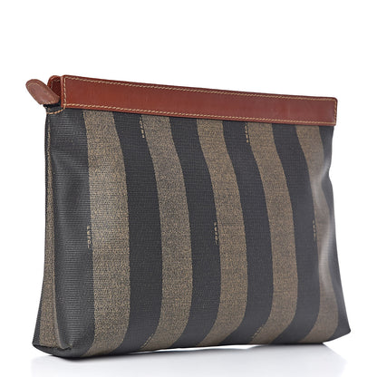 Fendi Pequin Spalmati Pouch Tobacco Beige 3 of 13