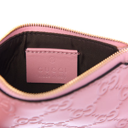 Gucci Guccissima Signature Key Case Carmine Rose 6 of 8