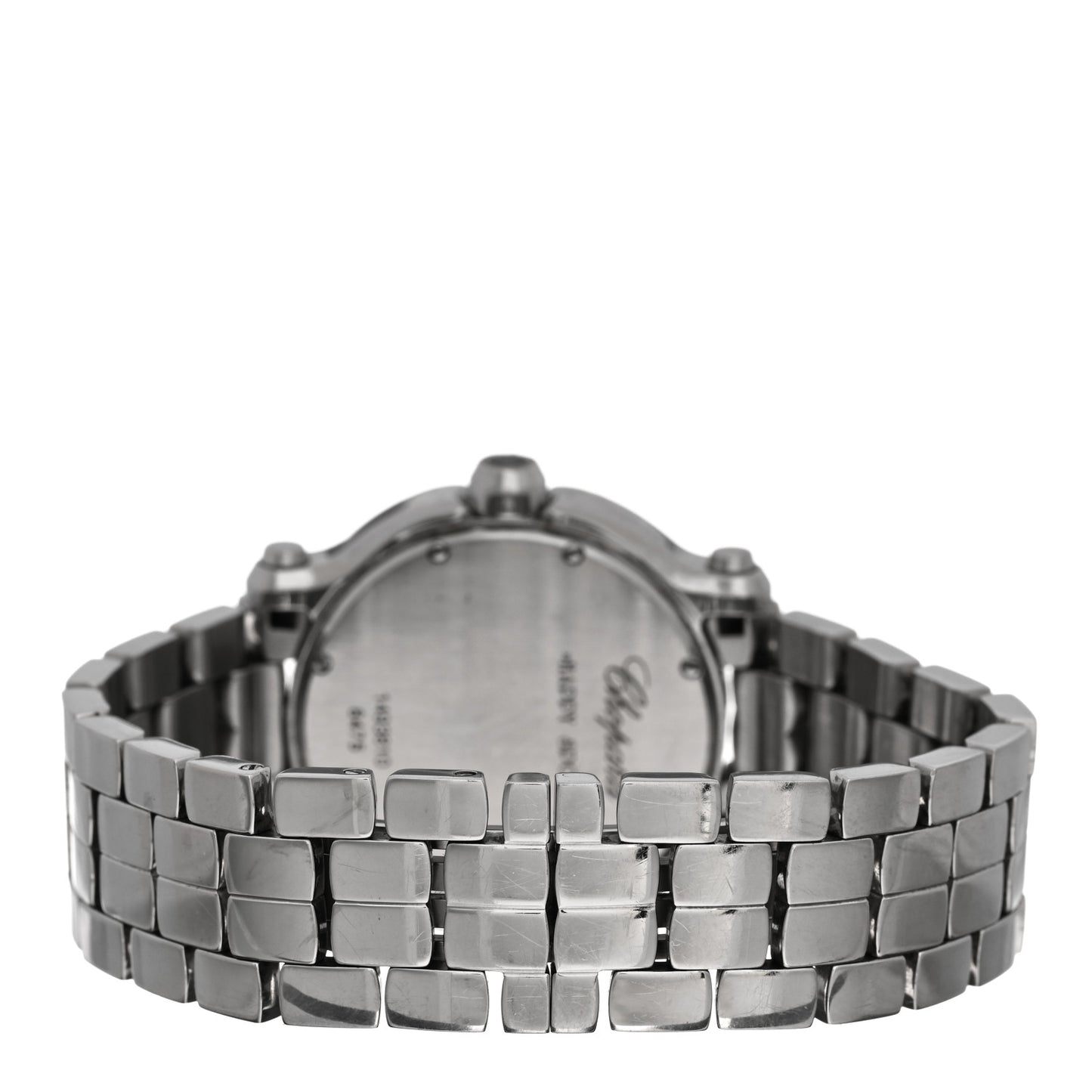 Stainless Steel 7 Diamond Bezel 36mm Happy Sport Quartz Watch
