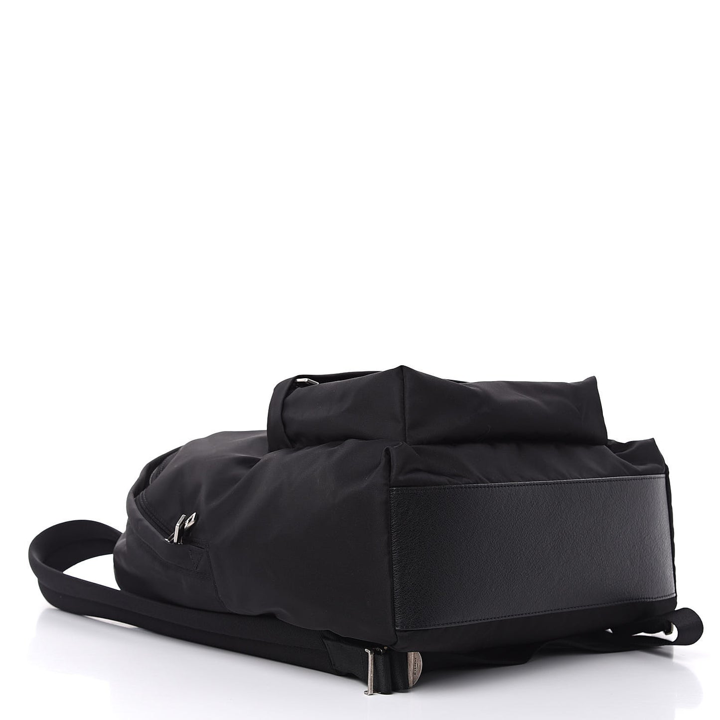 Nylon Urban Backpack Black White