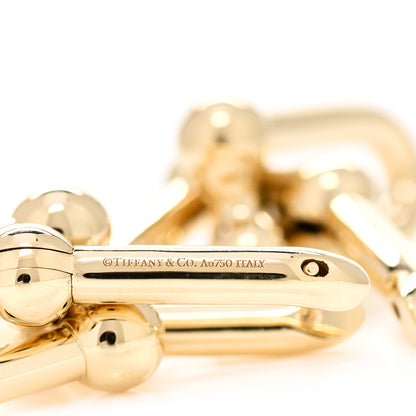 Tiffany 18K Yellow Gold Large HardWear Link Earrings 4 of 5