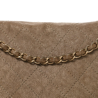 Chanel Metallic Calfskin Quilted Trianon Small Messenger Flap Gold 8 of 10