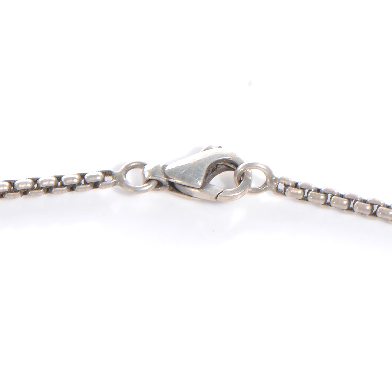 David Yurman Sterling Silver Diamond Blue Topaz 7mm Petite Albion Pendant Necklace 3 of 5