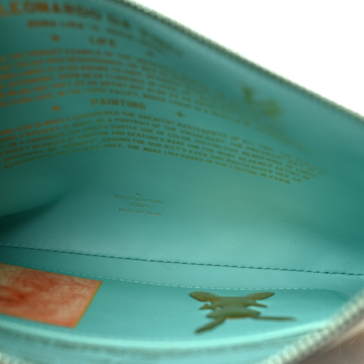 Masters Da Vinci Pochette Clutch Vert D'eau