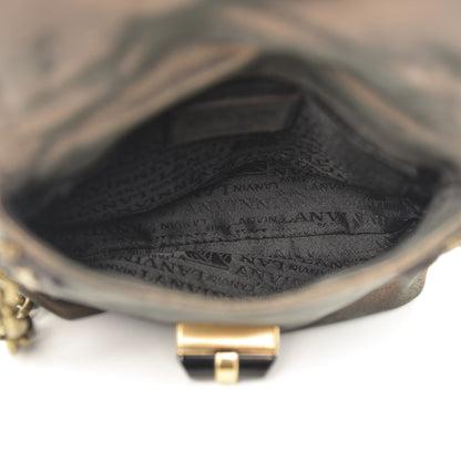 Lanvin Metallic Lambskin Mini Happy Pop Crossbody Bronze 5 of 9