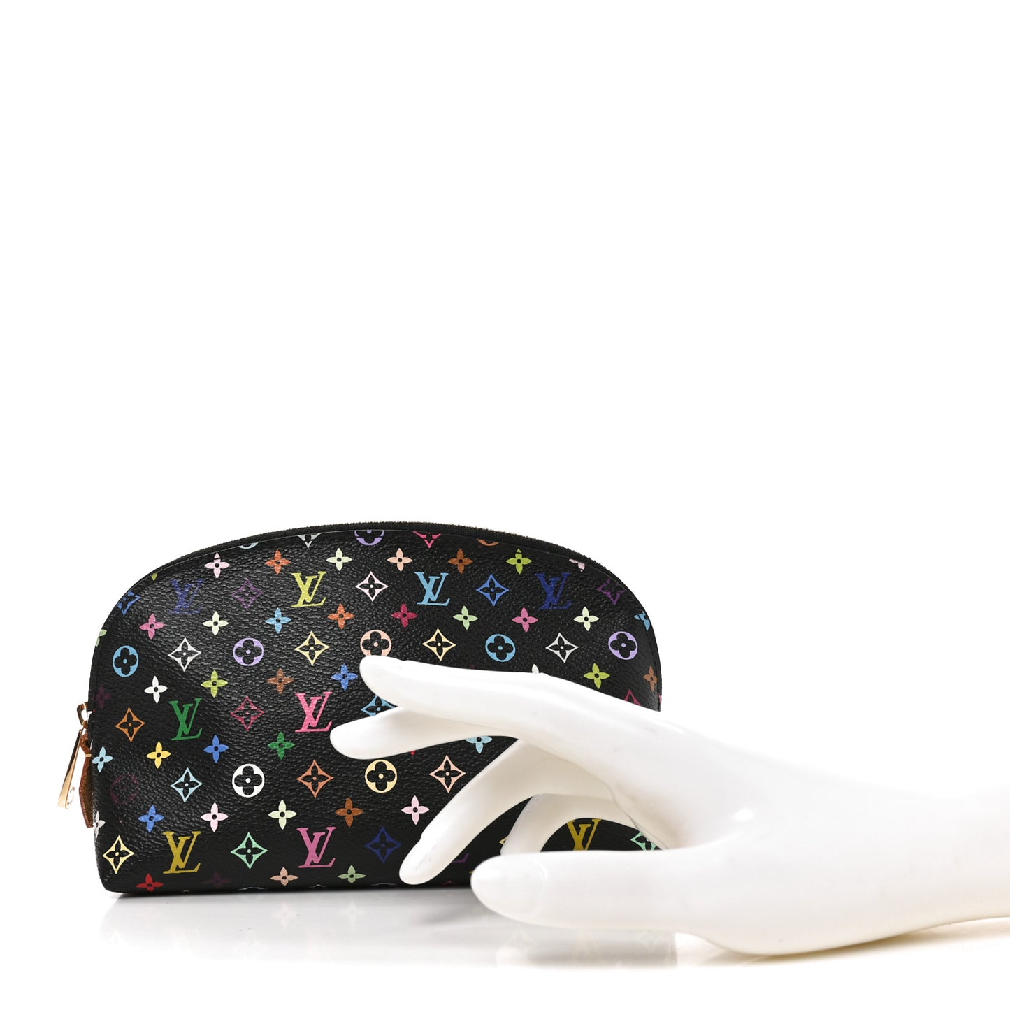 Monogram Multicolor Cosmetic Pouch Black Grenade