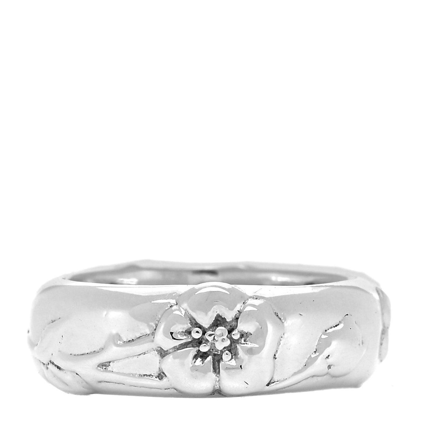 Sterling Silver Nature Rose Ring 49 4.75