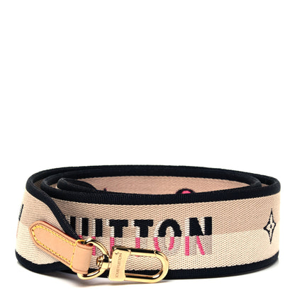 Louis Vuitton Jacquard Speedy Bandouliere 20 Shoulder Strap Black 1 of 4