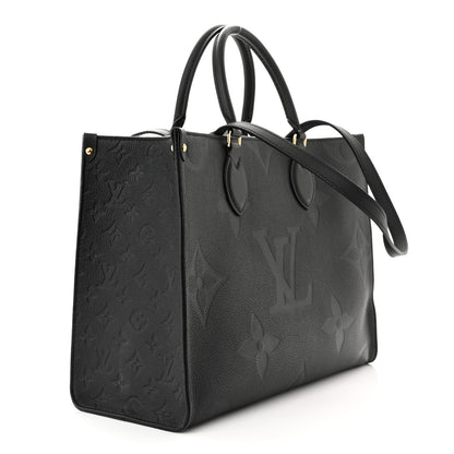 Louis Vuitton Empreinte Monogram Giant Onthego MM Black 2 of 8