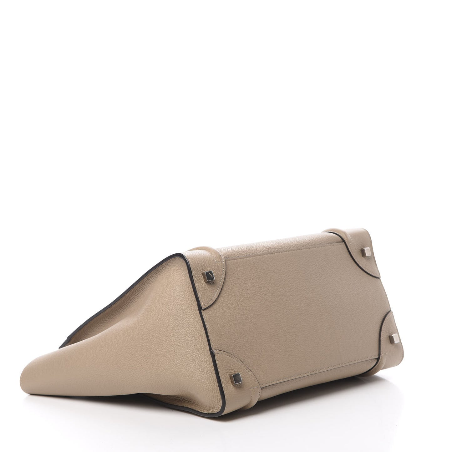 Drummed Calfskin Mini Luggage Dune