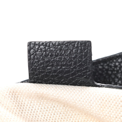 Gucci Pebbled Calfskin Medium Soho Flap Crossbody Black 7 of 10