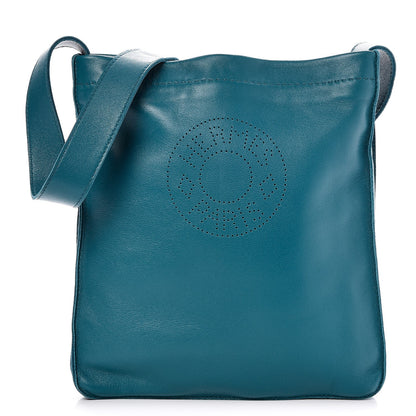 Hermes Lambskin Toudou Perfore Crossbody Bag Bleu Azteque 1 of 7