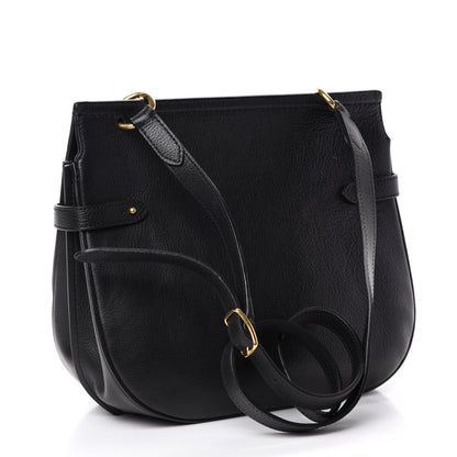 Mulberry Small Classic Grain Calfskin Amberley Satchel Black 3 of 9