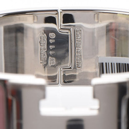 Hermes Enamel Wide Clic Clac H Bracelet PM Bois De Rose 3 of 5