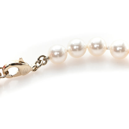 Chanel Pearl Crystal CC Logo Belt 80/32 Gold 3 of 3