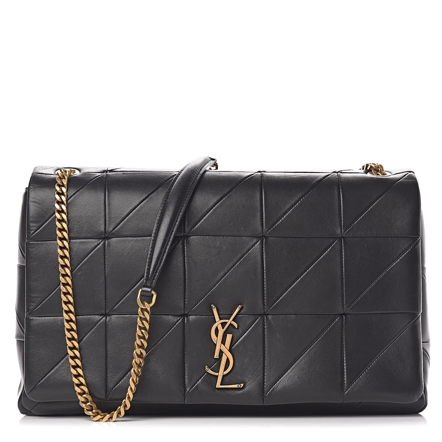 Saint Laurent Lambskin Patchwork Monogram Large Jamie Black 1 of 15