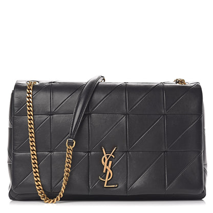 Saint Laurent Lambskin Patchwork Monogram Large Jamie Black 1 of 15
