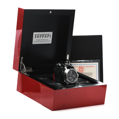 Panerai Stainless Steel Alligator 45mm Ferrari Granturismo Rattrapante Automatic Watch Black FER00005 5 of 5