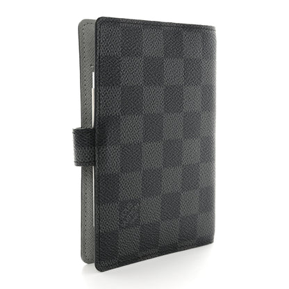 Louis Vuitton Damier Graphite Small Ring Trunks Agenda Cover 3 of 10
