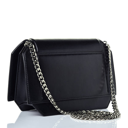 Givenchy Calfskin Bow Cut Chain Wallet Black 3 of 9